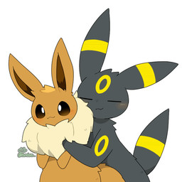 ambiguous_gender black_body black_fur blush blush_lines brown_body brown_eyes brown_fur brown_inner_ear closed_smile daww duo ear_markings eyes_closed facial_markings feral fur head_markings heart_symbol hug leg_markings long_ears markings mouth_closed multicolored_body multicolored_fur neck_tuft nude nuzzling open_mouth open_smile paws pupils quadruped ring_(marking) simple_background smile tail tail_markings tan_body tan_fur tuft two_tone_body two_tone_fur white_background white_pupils yellow_markings tontaro nintendo pokemon eevee eeveelution generation_1_pokemon generation_2_pokemon mammal pokemon_(species) umbreon 1:1 2023 2d_animation animated animated_gif digital_media_(artwork) frame_by_frame loop shaded short_playtime signature simple_shading