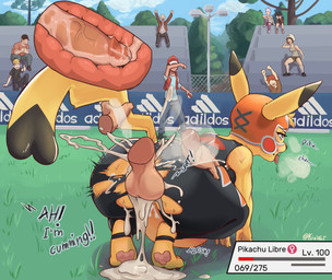 69_(number) ahegao all_fours anal anal_penetration anthro anthro_penetrated athletic athletic_female balls balls_deep being_watched big_balls big_butt blush bodily_fluids breath butt butt_grab butt_squish cleft_tail clothing cloud cosplay_pikachu_(costume) crowd cum cum_from_ass cum_in_ass cum_inflation cum_inside disembodied_hand disembodied_penis drooling excessive_cum excessive_genital_fluids feet female female_on_human female_penetrated feral forest fucked_silly fur genital_fluids genitals grass group hand_on_butt hand_on_tail heart_eyes heart_symbol human_on_anthro human_penetrating human_penetrating_anthro human_penetrating_female humanoid_genitalia humanoid_penis inflation internal interspecies leaking_cum level_number looking_at_another looking_pleasured male male/female male_on_anthro male_penetrating male_penetrating_female markings messy mole_(marking) number open_mouth orgasm outside outside_sex paws penetration penile penile_penetration penis penis_in_ass plant pokeball pokephilia public public_exposure public_nudity public_sex saliva saliva_on_tongue saliva_string sex sky squish stadium steam street_lamp sweat tail tail_pull tears tight_clothing tongue tongue_out torn_clothing tree wet wrestler wrestling yellow_body yellow_fur kiu-wot nintendo pokemon cosplay_pikachu_(character) pikachu_libre pokemon_trainer generation_1_pokemon human mammal pikachu pokemon_(species) 2021 digital_media_(artwork) hi_res shaded