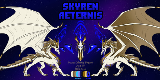 ambiguous_gender claws fangs feral glowing horn magic nebula open_mouth paws sharp_teeth skyren_aeternis solo space spikes star teeth tongue tongue_out wings sunny_way european_mythology mythology celestial_dragon dragon mythological_creature mythological_scalie scalie western_dragon hi_res model_sheet male_(lore)
