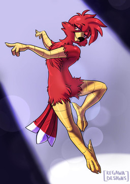 4_fingers 4_toes action_pose anthro avian_feet beak biped bokeh claws dancing feather_tuft feathers featureless_crotch feet fingers half-closed_eyes light light_beam looking_at_viewer male male_anthro midair narrowed_eyes nude nude_anthro nude_male orange_body orange_feathers pose red_body red_feathers smile solo spotlight spotlight_beam tail tail_feathers talons tasteful_nudity text three-quarter_view toes tuft yellow_arms yellow_legs kegawadesigns ash_aquilla_(sunnystoonhouse) accipitrid accipitriform avian bird eagle artist_name digital_drawing_(artwork) digital_media_(artwork) english_text full-length_portrait hi_res lighting portrait