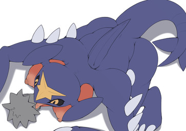 anthro areola breasts female female_anthro male male/female nipples solo d-crow mythology nintendo pokemon dragon garchomp generation_4_pokemon mythological_creature mythological_scalie pokemon_(species) scalie hi_res
