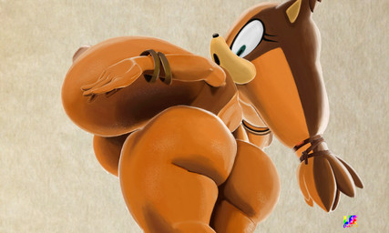 anthro big_breasts big_butt breasts butt eyelashes female huge_breasts huge_butt hyper hyper_breasts nipples nude shortstack solo leedoesit sega sonic_boom sonic_the_hedgehog_(series) sticks_the_jungle_badger badger mammal mustelid musteline 5:3 colored hi_res