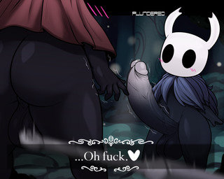 anthro balls big_balls big_butt big_penis blush butt crossgender dialogue duo erection ftg_crossgender fti_crossgender genital_raphe genitals gynomorph heart_symbol huge_balls huge_penis humanoid_genitalia humanoid_penis hyper hyper_genitalia hyper_penis intersex male mask melee_weapon mouthless navel penis profanity raphe_(anatomy) rear_view scrotal_raphe shaking small_but_hung text trembling vein veiny_penis weapon wide_hips plundered hollow_knight_(franchise) team_cherry hornet_(hollow_knight) the_knight_(hollow_knight) arthropod insect vessel_(species) 2022 5:4 absurd_res archived_source digital_media_(artwork) english_text hi_res sibling_(lore)
