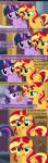 2014 absurd_res beavernator comic dialogue duo english_text equestria_girls equid equine feathered_wings feathers female feral friendship_is_magic fur hair hasbro hi_res horn mammal multicolored_hair my_little_pony mythological_creature mythological_equine mythology purple_body purple_feathers purple_fur purple_hair sunset_shimmer_(eg) text twilight_sparkle_(mlp) two_tone_hair unicorn winged_unicorn wings
