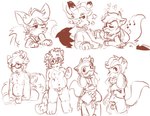 absurd_res anthro belly canid canine duo fennec_fox fox generation_4_pokemon genitals hi_res male male/male mammal nintendo oral penis pokemon pokemon_(species) raccoon_dog riolu sin_tokki sketch slightly_chubby slightly_chubby_male small_penis tanuki true_fox