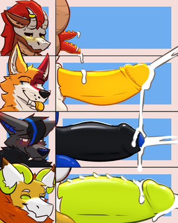 animal_genitalia balls blep blush bodily_fluids bone bone_mask cetacean_genitalia chart circumcised cum cum_on_penis dorenzo ejaculation erection foreskin fur genital_fluids genitals group hair horn humanoid_genitalia humanoid_penis male male/male markings mask noya_dlusk nude penile_spines penis penis_chart piercing shy simple_background skull skull_mask star_(marking) tongue tongue_out yellow_eyes caninewine penis_lineup caninewine_devan joshua_myste bat canid canine canis kobold mammal megabat scalie vampire wickerbeast wolf 4:5 absurd_res hi_res