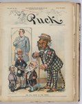 Rating: s
ID: 5576071
Date: 2025-05-16 06:57:03 -0400
Status: pending
Score: 0
1897 19th_century abraham_hall absurd_res ancient_art animal_humanoid beard black_text bow_tie caption charles_dana checkered_suit clothing double-breasted facial_hair felid felid_humanoid frederick_opper hair hat headgear headwear hi_res holding_clothing holding_hat holding_headgear holding_headwear holding_object human humanoid jacket mammal mammal_humanoid markings mustache necktie oswald_ottendorfer pantherine pantherine_humanoid pattern_clothing pattern_shirt pattern_topwear political_cartoon politics poster public_domain puck_(magazine) richard_croker ring seth_low shirt straw_hat striped_clothing striped_markings striped_shirt striped_tail striped_topwear stripes suit tail tail_markings tammany_tiger tape_measure text tiger_humanoid topwear white_hair post #5576071