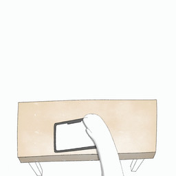 4_eyes anthro bell collar computer computer_mouse electronics male multi_eye panicking solo tired pixmeer meer_(pixmeer) domestic_cat felid feline felis mammal monster 1:1 2d_animation animated short_playtime sound video