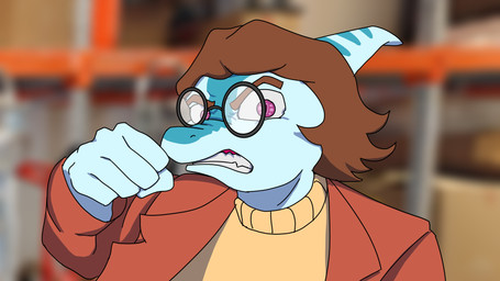 angry anthro blue_body bone_frill brown_hair clenched_teeth clothed clothed_anthro clothed_male clothing detailed_background fingers fist frill_(anatomy) front_view glaring_at_viewer hair humanoid_hands imminent_punch jacket male markings narrowed_eyebrows open_mouth orange_clothing orange_jacket orange_topwear purple_eyes scrunchy_face short_hair solo striped_markings stripes sweater teeth topwear yellow_clothing yellow_sweater yellow_topwear sebek_fereh_ra cavemanon_studios i_wani_hug_that_gator benjamin_mcknight dinosaur hadrosaurid ornithischian ornithopod parasaurolophus prehistoric_species reptile scalie 16:9 bust_portrait colored hi_res portrait shaded widescreen