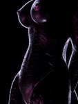 anthro black_background breasts dark_body female genitals nipples nude pose pussy simple_background solo water wet integlol everquest iksar lizard reptile scalie 3d_(artwork) absurd_res digital_media_(artwork) hi_res pinup