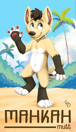 anthro beach black_body black_fur black_hair black_nose blue_eyes closed_smile featureless_crotch front_view fur glistening glistening_eyes gloves_(marking) hair leg_markings logo male markings mouth_closed nude outside palm_tree plant short_hair smile socks_(marking) solo standing tan_body tan_fur tree white_body white_fur young young_anthro young_male pandapaco canid canine mammal artist_logo full-length_portrait hi_res portrait signature