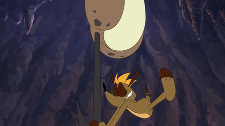 anthro big_butt black_hair brown_body brown_fur butt duo female forest fur hair hole_(pit) larger_female male male/female nude outside plant sitting size_difference stuck tail tail_pull tree uvula potateymatey leena_(potateymatey) marley_(potateymatey) herpestid hyena mammal meerkat striped_hyena 16:9 2024 2d_animation animated frame_by_frame hi_res long_playtime sound video widescreen
