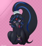 ahegao anthro big_breasts breasts egyptian female forehead_gem gem hair jewelry looking_pleasured makeup mascara necklace nipples nude ponytail solo tongue tongue_out caandyyinny ebony_(starduststriker) avian bird corvid corvus_(genus) oscine passerine raven hi_res