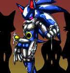 liquid_metal machine male solo unknown_artist sega sonic_the_hedgehog_(series) metal_sonic neo_metal_sonic robot absurd_res hi_res tagme