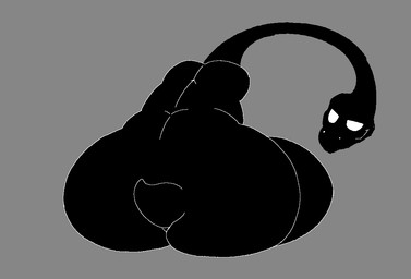anthro big_butt black_body butt butt_jiggle butt_slam empty_eyes grey_background huge_butt jiggling looking_at_viewer looking_back looking_back_at_viewer male narrowed_eyes short_tail simple_background smile solo tail white_eyes mukihyena halo_(series) microsoft xbox_game_studios dream_demon_kiggy alien demon kig-yar ruuhtian scalie 2d_animation animated