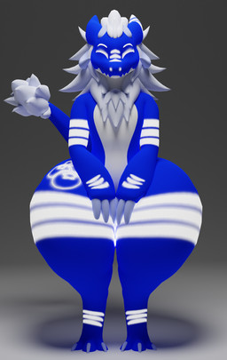 anthro big_butt blue_body butt eyes_closed fur hand_on_leg hand_on_thigh huge_butt huge_thighs hyper hyper_butt hyper_thighs male smile solo thick_thighs blueberrybesuru blender_cycles mythology mulberry_(blueberrybesuru) dragon furred_dragon furred_scalie mythological_creature mythological_scalie scalie wickerbeast 3d_(artwork) digital_media_(artwork) hi_res