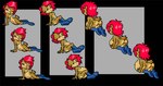 anthro belly big_belly brown_body brown_fur butt clothing female footwear fur hair inflation overweight red_hair shoes simple_background solo krystalvix archie_comics sega sonic_the_hedgehog_(archie) sonic_the_hedgehog_(comics) sonic_the_hedgehog_(series) sally_acorn mammal rodent sciurid 2007 sequence