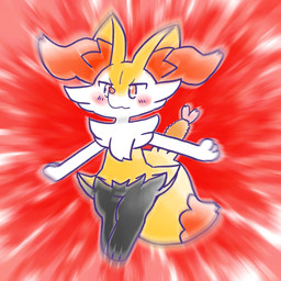 :3 ambiguous_anthro ambiguous_gender anthro biped blush blush_stickers digitigrade dipstick_tail featureless_crotch front_view markings object_in_tail simple_background snout solo tail tail_markings annyui0611 nintendo pokemon braixen canid generation_6_pokemon mammal pokemon_(species) 1:1 2024 digital_drawing_(artwork) digital_media_(artwork) full-length_portrait hi_res japanese_description portrait translated_description