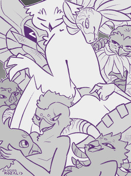 anthro bedroom_eyes cozy cuddling feathers female group hug lying male narrowed_eyes peaceful peaceful_expression pile resting resting_head resting_on_partner seductive sitting sitting_on_another smile text touching_hand rozalid aideen_tivfade biscuit_(biscuitbutt) diti kuda_(eskizebat) scandiowlcus stry trace_snow_owl_(character) vank vrahi_(giskard) avian bat bird corvid couatl falcon falconid feathered_scalie feathered_snake horned_owl hybrid magpie_(corvid) mammal oscine owl passerine penguin peregrine_falcon reptile scalie snake snowy_owl songbird synth_(vader-san) true_owl 2025 absurd_res hi_res sketch translated