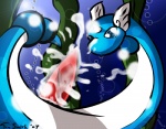 2007 blue_body blue_eyes cum cum_underwater dragon dragonair horn male nintendo penis pokémon red_penis solo tom_smith underwater video_games water
Rating: Explicit
Score: 2
User: Kitsu~
Date: January 01, 2009