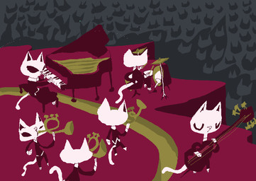 ambiguous_gender anthro bald bass_drum bowed_string_instrument brass_instrument crowd cymbals double_bass drum drum_set eyes_closed group holding_musical_instrument holding_object holding_trumpet keyboard_instrument musical_instrument percussion_instrument piano playing_drum playing_music playing_piano sitting snare_drum stadium standing string_instrument trumpet wind_instrument naircat digit jazz domestic_cat felid feline felis mammal 2017 digital_drawing_(artwork) digital_media_(artwork) microsoft_paint_(artwork)