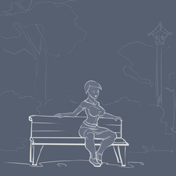 anthro bench body_size_growth clothing destruction destruction_of_property dewclaw expansion female fingers growth hair long_neck mohawk neck_expansion outside short_hair size_transformation snout snout_growth solo tail tail_growth torn_clothing transformation uglyshadow human mammal monster unknown_species 1:1 animated animated_gif hi_res short_playtime