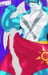 anthro barazoku bodily_fluids bulge clothing cum cum_in_clothing cum_in_underwear cum_through_clothing cum_through_underwear cuming cumshot ejaculation flexing genital_fluids male muscular muscular_male showoff solo throb underwear wet wet_clothing wet_underwear j450n2080 bandai_namco digimon mythology digimon_(species) dragon exveemon mythological_creature mythological_scalie scalie animated hi_res
