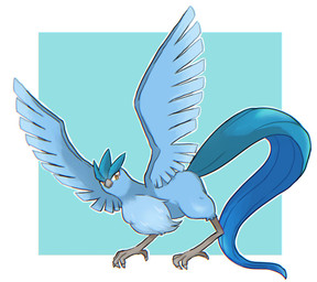 4_toes ambiguous_background ambiguous_feral ambiguous_gender anisodactyl beak biped bipedal_feral blue_background blue_body blue_feathers blue_tail blue_wings border brown_eyes claws feathered_wings feathers feet feral fur grey_beak grey_scutes pupils scuted_legs scutes simple_background solo spread_wings tail toe_claws toes white_background white_border white_claws winged_arms wings yakiniku628 nintendo pokemon articuno avian bird generation_1_pokemon legendary_pokemon pokemon_(species) 2026 colored full-length_portrait hi_res portrait
