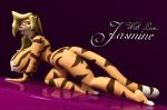 anthro big_breasts breasts female fur hair huge_breasts looking_at_viewer multicolored_tail naughty_face nipples nude pink_nipples pose simple_background smile solo stripes tail anthroanim jasmine_claw canid canine felid mammal pantherine tiger 3d_(artwork) digital_media_(artwork) pinup