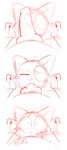 anthro duo fellatio female forced genitals hands_on_shoulders knot knotting male male/female oral oral_knotting oral_penetration penetration penile penis penis_on_face sex skellyroon poppy_(skellyroon) space_(skellyroon) mammal procyonid raccoon comic sketch