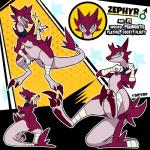 ambiguous_gender blue_eyes feral fur pawpads paws red_body red_fur semi-anthro solo blitzdrachin conditional_dnp zephyr_(blitzdrachin) hybrid macropod mammal marsupial praimortis 1:1 model_sheet