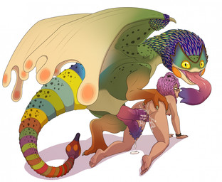 2_penises animal_genitalia animal_penis barefoot bestiality bodily_fluids cum cum_in_vagina cum_inside dominant dominant_feral dominant_human duo feet female feral foot_on_butt french_kissing genital_fluids genitals hemipenes human_on_feral interspecies kissing male male/female multi_genitalia multi_penis multicolored_penis nude_human penetration penis pubes size_difference stepped_on submissive submissive_female submissive_human tongue tongue_out tongue_suck vaginal vaginal_penetration feralcatalyst capcom monster_hunter bird_wyvern human mammal pukei-pukei hi_res