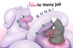 almost_fully_inside ambiguous_gender anal anal_vore anthro anus anus_holding_torso body_in_anus duo feet_first feral looking_back partially_inside puffy_anus rear_view simple_background size_difference tail text tongue tongue_out vore bboing go_to_horny_jail nintendo pokemon domestic_cat felid feline felis generation_6_pokemon goodra mammal pokemon_(species) 3:2 english_text hi_res meme