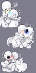 alternate_universe blush bone clothing heart_symbol kissing kissing_neck male not_furry question_mark skeleton surprise nsfwshamecave underfell underswap undertale undertale_(series) papyrus_(underfell) papyrus_(underswap) papyrus_(undertale) sans_(underfell) sans_(underswap) sans_(undertale) animated_skeleton humanoid undead 1:2 incest_(lore)