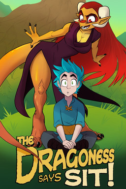4_fingers anthro blue_hair claws clothed clothing dress duo female finger_claws fingers fully_clothed green_eyes hair happy horn looking_at_viewer looking_down male male/female open_mouth open_smile orange_body red_eyes red_hair sitting smile toe_claws white_body worried fafnirfenn mythology elias_(fafnirfenn) flare_the_dragoness_(fafnirfenn) dragon human mammal mythological_creature mythological_scalie scalie 2:3 hi_res