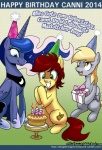 2014 birthday blonde_hair blue_eyes blue_hair cake candle canni_soda_(galacon) cutie_mark derpy_hooves_(mlp) equine female feral food freckles friendship_is_magic german_text gift green_eyes group hair happy horn horse john_joseco mammal my_little_pony original_character pegasus pony princess_luna_(mlp) smile text winged_unicorn wings
Rating: Safe
Score: 9
User: Robinebra
Date: February 19, 2014