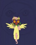 feathered_wings feathers female feral fur hair majora's_mask_(item) mask moon pink_hair solo wings yellow_body yellow_feathers yellow_fur unknown_artist friendship_is_magic hasbro majora's_mask my_little_pony mythology nintendo the_legend_of_zelda fluttershy_(mlp) moon_(tloz) equid equine living_moon mammal mythological_creature mythological_equine pegasus crossover hi_res