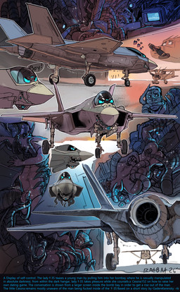 aircraft airplane balls blue_eyes blush bodily_fluids devious_grin dominant dominant_female duo erection female female_penetrated feral genital_fluids genitals glistening glistening_genitalia grin hair inside_vehicle internal interspecies jet larger_female licking machine male male/female mechadendrites mechanophilia military_vehicle motion_lines multi_eye nervous nervous_look nervous_sweat not_furry nude open_mouth oral penetration penile penile_penetration penis penis_lick questionable_consent sex sharp_teeth size_difference smaller_male smile sweat teeth text tongue tongue_around_penis tongue_out vehicle windshield_eyes ratbat cessna_152 cessna_aircraft_company f-35_lightning_ii lockheed_martin animate_inanimate dire_aircraft dire_machine dire_vehicle human living_aircraft living_machine living_vehicle mammal 2026 absurd_res artist_name colored digital_drawing_(artwork) digital_media_(artwork) english_text hi_res signature