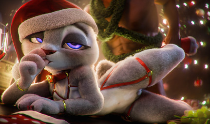 3_toes alcohol anal anal_penetration anthro anthro_focus anthro_penetrated aroused beverage blush bracelet breasts butt chest_harness christmas_clothing christmas_decorations christmas_headwear christmas_present christmas_tree clothing collar detailed_fur digitigrade drunk duo eyelashes eyeliner feet female female_anthro female_focus female_on_human female_penetrated foot_grab from_behind_position fur genitals gift gold_(metal) gold_jewelry grey_body grey_fur half-closed_eyes harness harness_only hat headgear headwear hindpaw holidays human_on_anthro human_penetrating human_penetrating_anthro human_penetrating_female humanoid_genitalia humanoid_penis in_heat interspecies jewelry larger_human larger_male legwear looking_pleasured lying makeup male male/female male_human male_on_anthro male_penetrating male_penetrating_anthro male_penetrating_female multicolored_body multicolored_ears multicolored_fur narrowed_eyes navel nude on_side paws penetration penile penile_penetration penis penis_in_ass plant pubes purple_eyes red_clothing santa_hat scut_tail sex short_tail size_difference small_breasts smaller_anthro smaller_female smaller_penetrated solo_focus spread_legs spreading stylized_pubes substance_intoxication tail teeth thick_thighs thigh_highs toes touching_lip tree two_tone_body two_tone_fur vein white_body white_fur wide_hips wine nudaya pochemu_(modeler) blender_cycles christmas disney zootopia judy_hopps european_rabbit human lagomorph leporid mammal oryctolagus rabbit 3d_(artwork) blender_(artwork) detailed digital_media_(artwork) hi_res signature