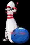 blue_body blush bowling_ball bowling_pin duo female markings mole_(marking) narrowed_eyes not_furry simple_background white_body superbinario wyer_bowling_(meme) fuckable_pin horny_blue_bowlingball animate_inanimate absurd_res alpha_channel digital_media_(artwork) hi_res meme