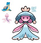 biped blue_shell female feral front_view fusion orthographic pink_body pink_tentacles pokemon_fusion shell simple_background solo standing tentacles white_background ghostguppi nintendo pokemon cnidarian frillish generation_1_pokemon generation_5_pokemon hybrid lapras marine pokemon_(species) 2023 artist_name colored digital_drawing_(artwork) digital_media_(artwork) full-length_portrait portrait reference_image