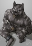 abs anthro balls biceps big_muscles big_penis biped blue_eyes bodily_fluids claws cuff_(restraint) cum cum_everywhere cum_in_mouth cum_in_own_mouth cum_in_self cum_inside cum_on_arm cum_on_belly cum_on_body cum_on_chest cum_on_face cum_on_feet cum_on_leg cum_on_nipples cum_on_own_face cum_on_self cum_on_tongue cumshot ejaculation erection excessive_cum excessive_genital_fluids eyes_closed feet fur genital_fluids genitals holding_penis huge_muscles humanoid_genitalia humanoid_penis looking_at_viewer male masturbation messy muscular muscular_anthro muscular_male nipples nude orgasm paws pecs penile penile_masturbation penis pose restraints shackles sitting solo stripes toe_claws tongue rov mythology vverevvolf canid canine canis mammal mythological_canine mythological_creature were werecanid werecanine werewolf wolf 2010