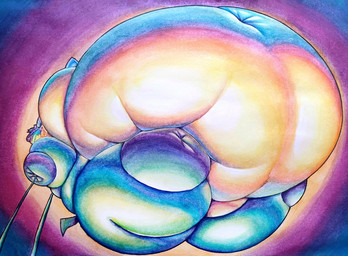 air_inflation anthro belly belly_expansion belly_inflation big_belly big_butt big_moobs blue_body blue_fur body_inflation breasts butt butt_expansion expansion floating fur gradient_background held_by_string huge_belly huge_butt huge_moobs hyper hyper_belly hyper_butt hyper_inflation hyper_moobs immobile inflation male moob_expansion moobs navel nude simple_background solo thick_thighs ayakudragon nintendo pokemon generation_4_pokemon lucario pokemon_(species) 2025 hi_res painting_(artwork) traditional_media_(artwork) watercolor_(artwork)