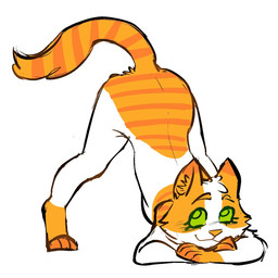anthro ass_up female from_behind_position nude sex solo toony lana9909 yara_(nastya_klimova) domestic_cat felid feline felis mammal hi_res