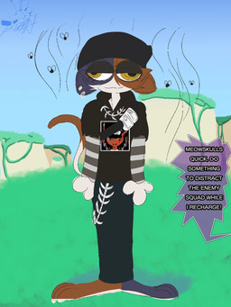 anthro female smelly solo text destiny's_art epic_games fortnite meow_skulls domestic_cat felid feline felis mammal absurd_res english_text hi_res