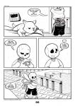 2017 animated_skeleton annoying_dog_(undertale) bone c-puff canid canine canis comic domestic_dog ellipsis english_text hi_res humanoid male mammal sans_(undertale) skeleton speech_bubble text undead undertale undertale_(series)