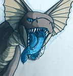 ambiguous_gender ambiguous_pred bodily_fluids feral grey_body mouth_shot open_mouth simple_background solo tongue lemondeer mythology dragon mythological_creature mythological_scalie scalie digital_media_(artwork)