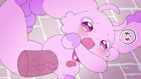 anal anal_penetration animal_genitalia animal_penis anthro anthro_focus anus big_ears biped blush blush_lines bodily_fluids breath canine_genitalia canine_penis chest_gem chibi cum cum_in_ass cum_inside cum_on_ground cumshot disembodied_penis duo ejaculation fur gaping gaping_anus gem genital_fluids genitals head_back knot knotted_penis large_penetration larger_male lying_on_ground male male/male male_anthro male_focus moan multicolored_body multicolored_fur narrowed_eyes on_ground onomatopoeia panting penetration penile penile_penetration penis pink_body pink_fur plap pull_out purple_body purple_fur rear_view size_difference smaller_anthro smaller_male solo_focus sound_effects tears text two_tone_body two_tone_fur vein veiny_penis kurimo_jinguy lapin_(kurimo_jinguy) 16:9 2025 2d_animation animated flat_colors frame_by_frame japanese_text long_playtime no_sound signature video widescreen