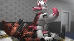 anthro bed bedroom bedroom_sex big_dom_small_sub claws dominant duo furniture machine male male/male penetration penile penile_penetration pink_body red_body satisfied_look sharp_teeth size_difference tail teeth white_body yellow_eyes foxofnightmares slithinet five_nights_at_freddy's five_nights_at_freddy's_4 scottgames sister_location funtime_foxy_(fnaf) nightmare_foxy_(fnaf) animatronic canid canine fox humanoid mammal robot 16:9 3d_(artwork) digital_media_(artwork) hi_res widescreen