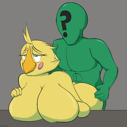 ?_face abs ambiguous_penetration anthro anthrofied bald beak bent_over big_breasts big_butt breasts butt duo feathers featureless_breasts female female_penetrated from_behind_position half-closed_eyes hand_on_breast hand_on_chest huge_breasts looking_up male male/female male_penetrating male_penetrating_female manly muscular narrowed_eyes non-mammal_breasts nude pecs penetration rosy_cheeks sex smile standing garuda_six five_nights_at_freddy's five_nights_at_freddy's_2 scottgames anon anonymous toy_chica_(fnaf) avian bird chicken galliform phasianid 1:1